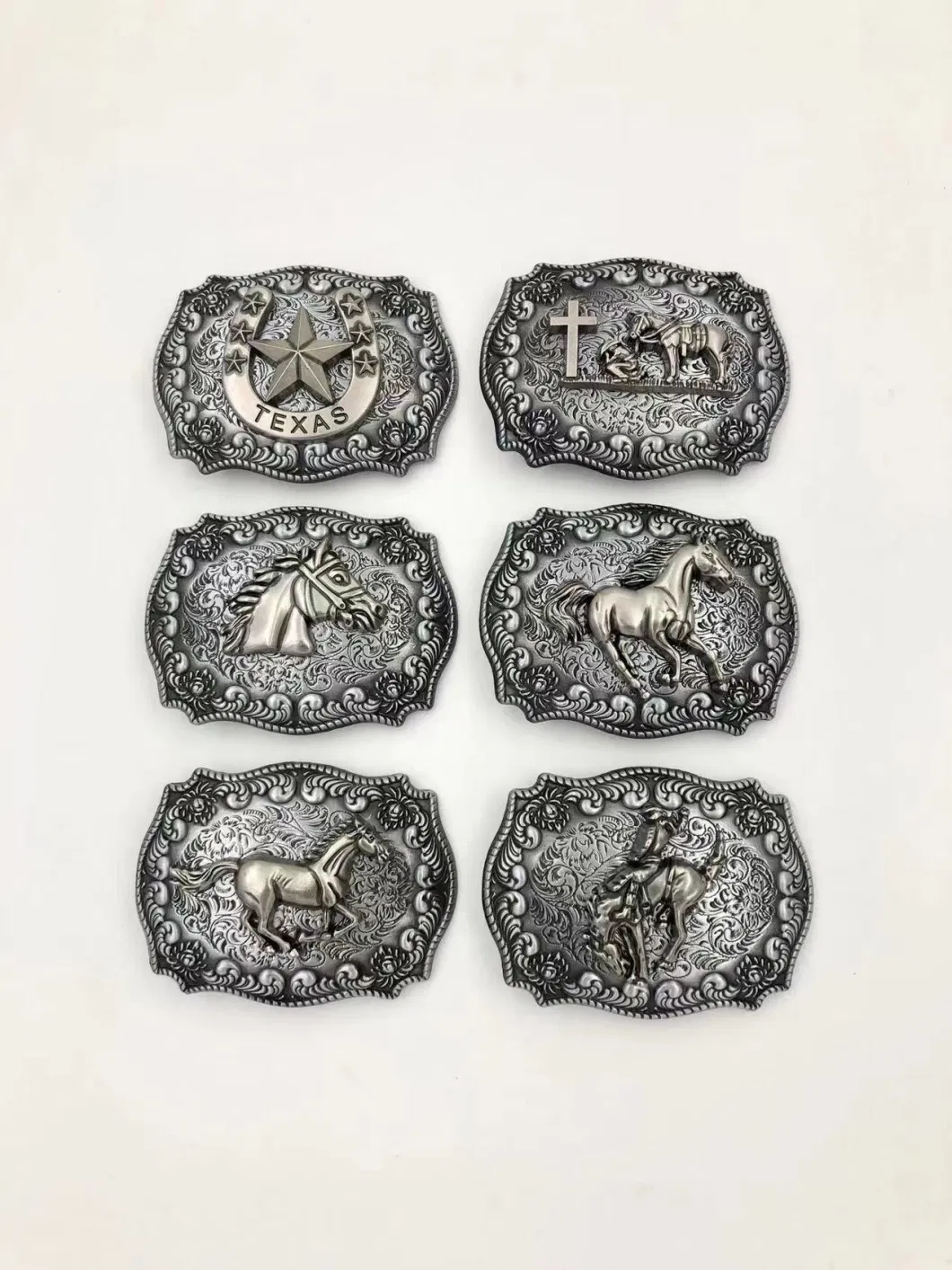 Western Glide Belt Buckle Alloy Slider Adjuster Shoulder Zinc Alloy Strap Buckles Silver Gold Bull Horn Belt Buckle