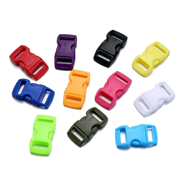 Fashion Colorful Plastic Adjustable Quick Breakaway Side Release Safety Plastic Buckle