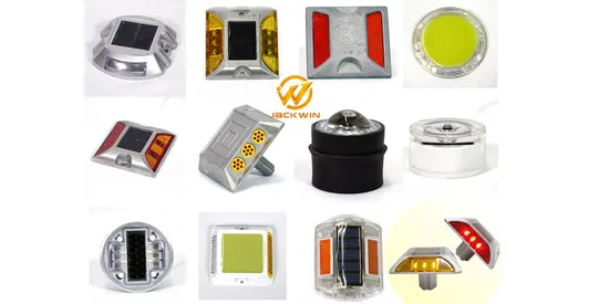 Jackwin Hochleistungs-reflektierender Aluminium-Kunststoff-Solar-Straßenstecker, IP68 wasserdicht